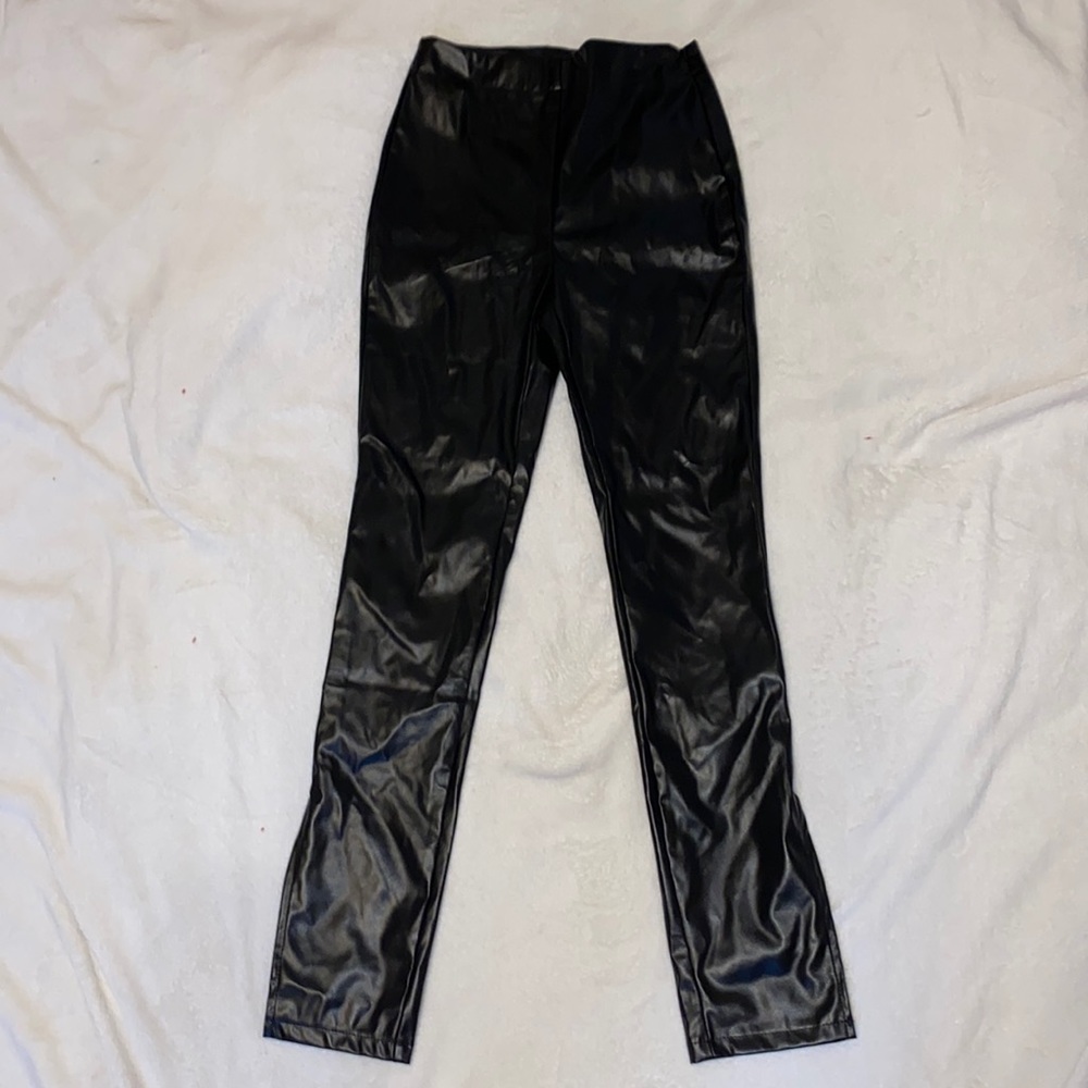 SBeteo leather pants, brand new, Size S, long legged, straight legged